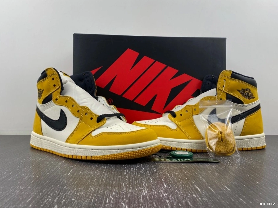 Rep  Modern High Ochre 1 3618 Yellow Jordan 555088- Retro 1027